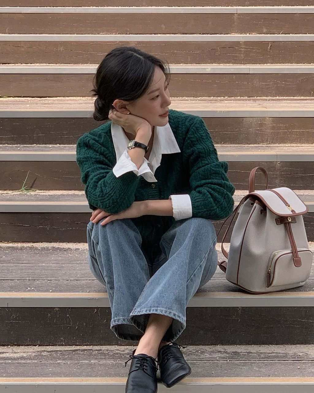 봄가을엔 셔츠&니트조합 최고🧶👔 | 인스티즈