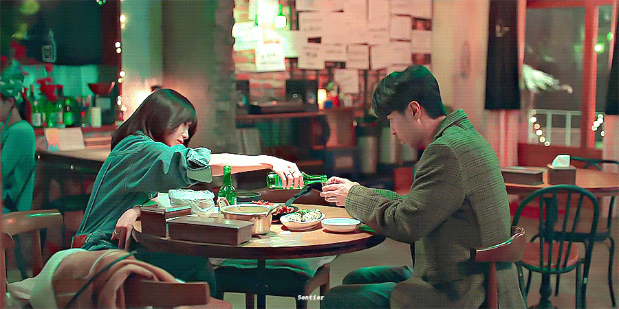 실제로 술 마시면서 촬영했다는 드라마.gif | 인스티즈