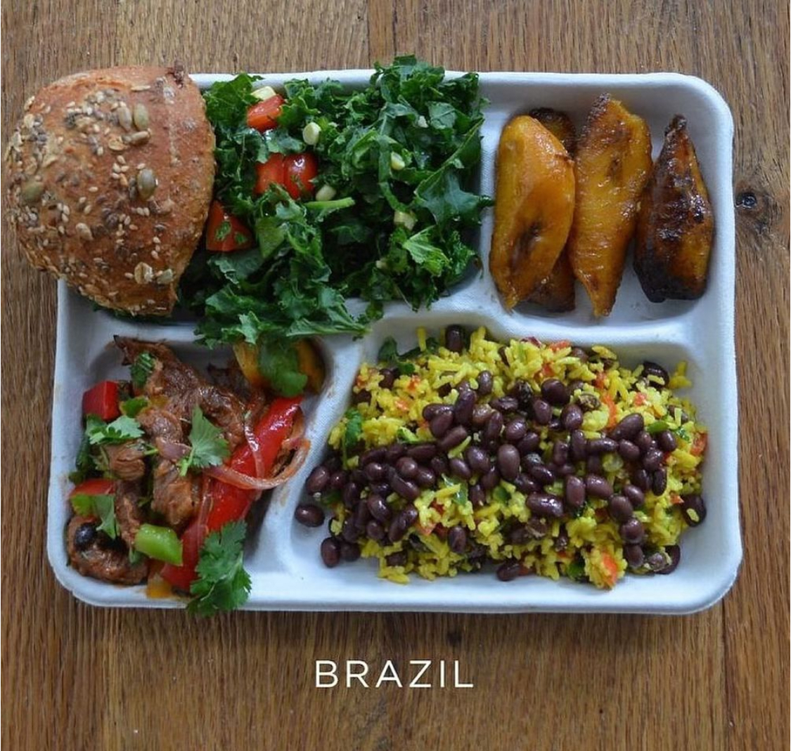 푸드칼럼니스트가 만든 전세계 학교 급식 | 인스티즈