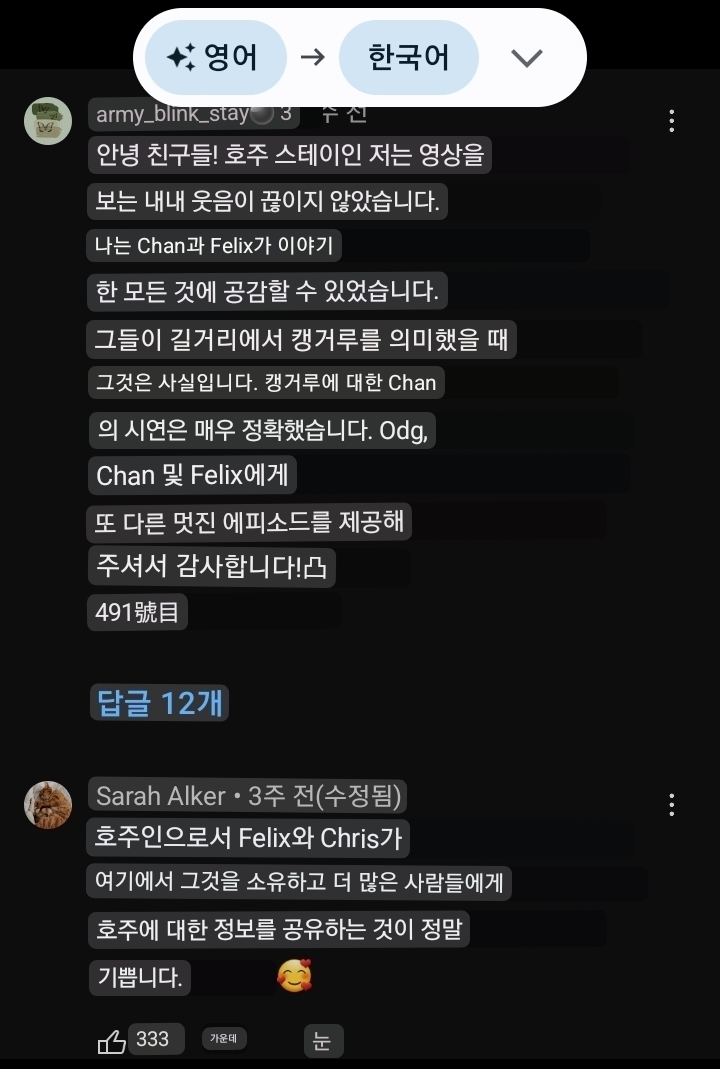 호주인들 국뽕차게 만든 ODG 호주 소개컨텐츠 (애기들 데리고 찍는거) | 인스티즈