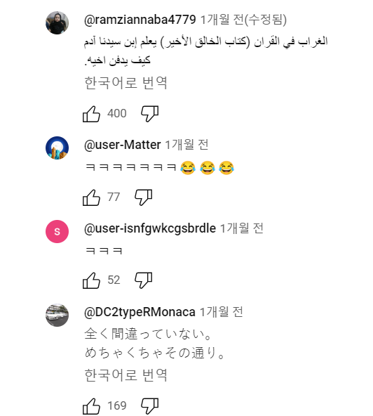 유튜브 까마귀 영상에 달린 댓글 하나로 이루어진 세계통일 | 인스티즈