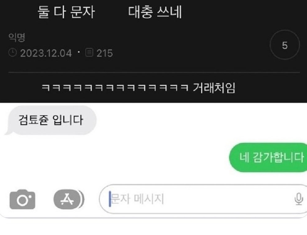 둘다 문자 정말 대충 쓰네 | 인스티즈