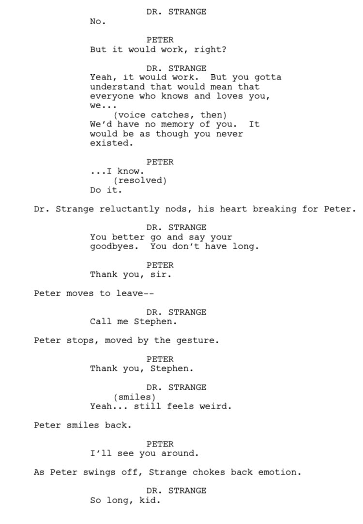 스포) 베네딕트 컴버배치 피셜, 닥터 스트레인지가 스파이더맨의 부탁을 들어준 이유.twt | 인스티즈