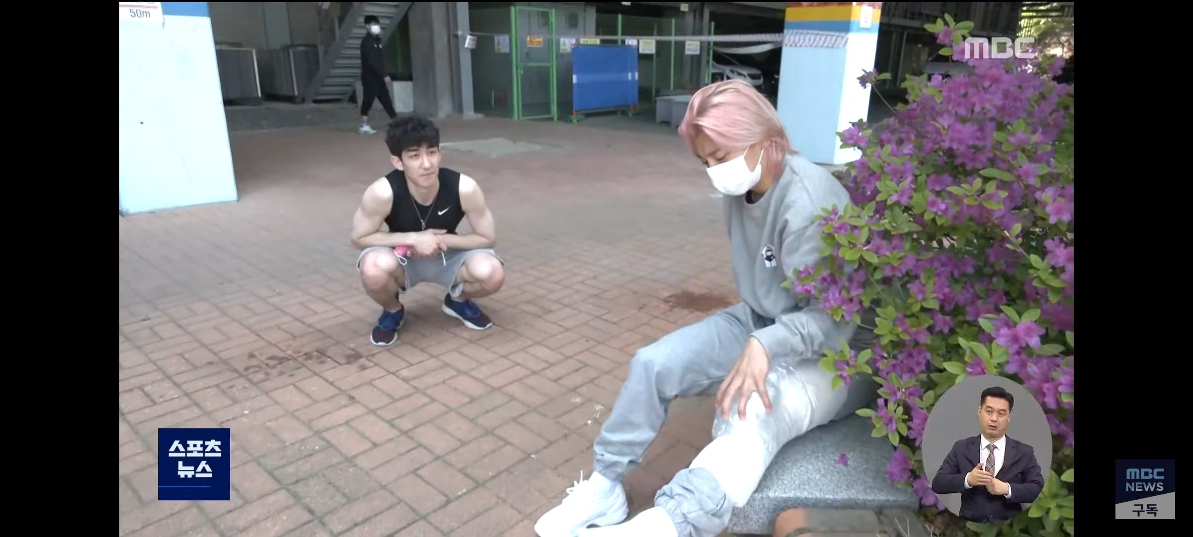 국가대표 선발전에서 넘어져서 무릎이 돌아간 곽윤기 | 인스티즈