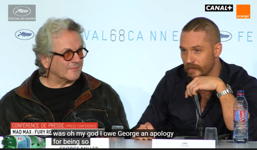 매드맥스 촬영당시 톰하디한테 쌍욕한 샤를리즈테론 | 인스티즈