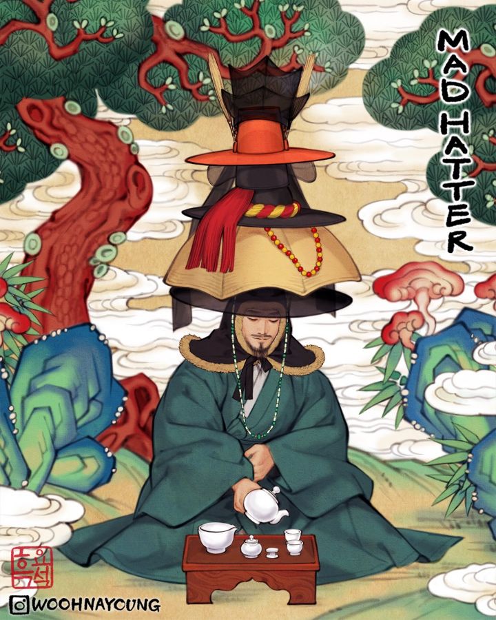 이상한 나라의 앨리스 티파티 한복 버전 | 인스티즈