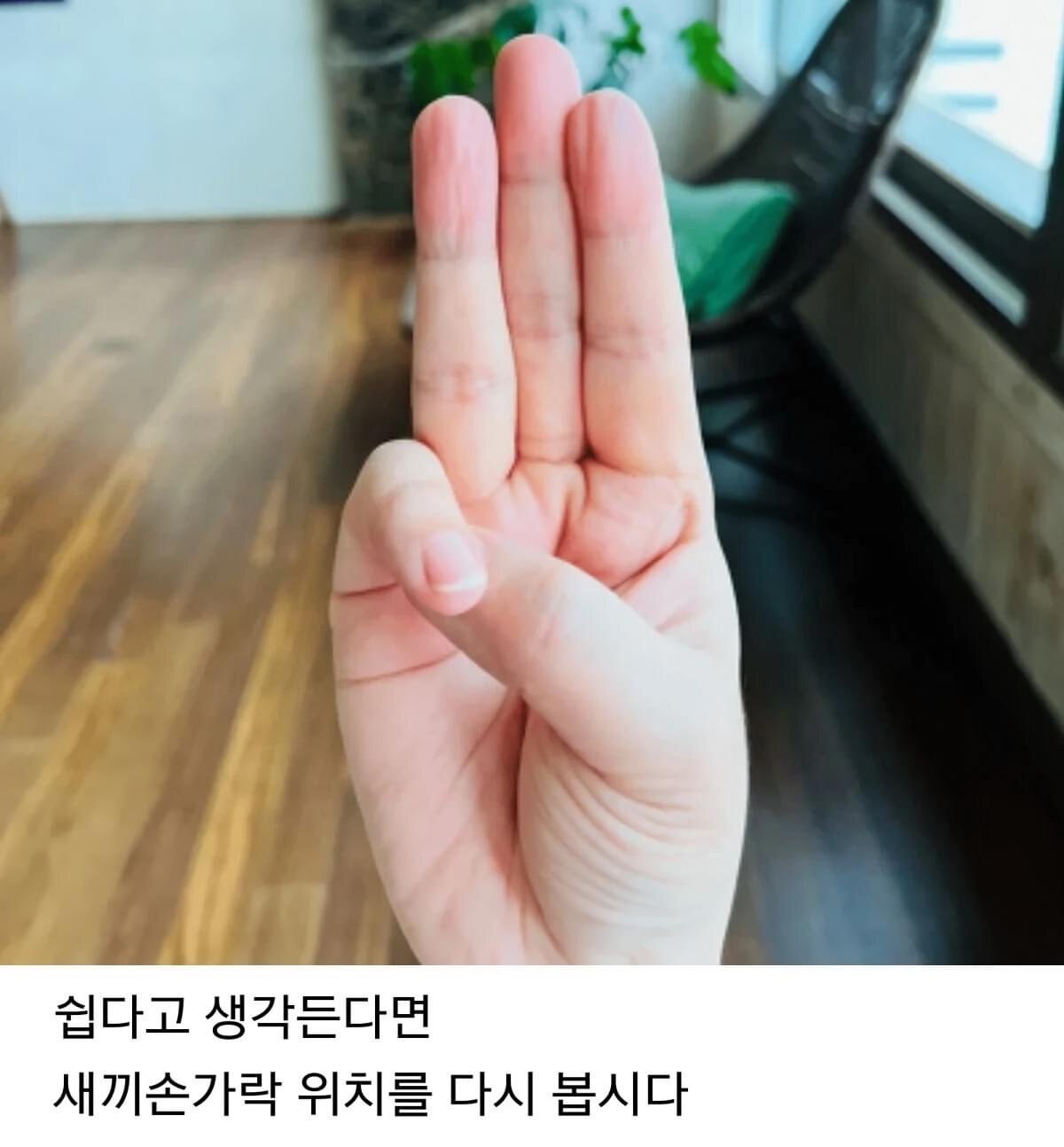 극소수만 된다는 손동작 | 인스티즈