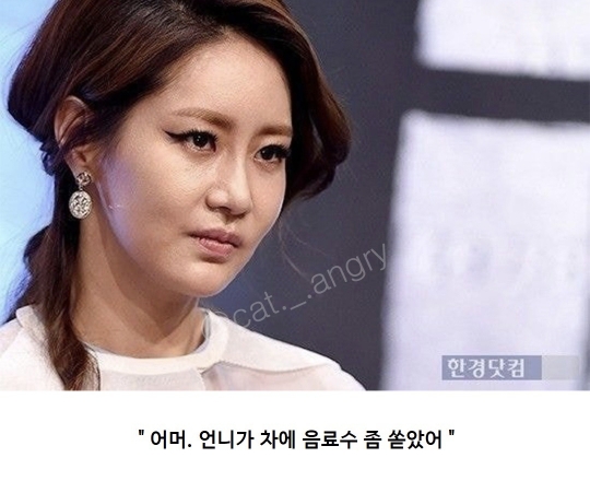 언니가 네 차에 음료수 좀 쏟았어 | 인스티즈