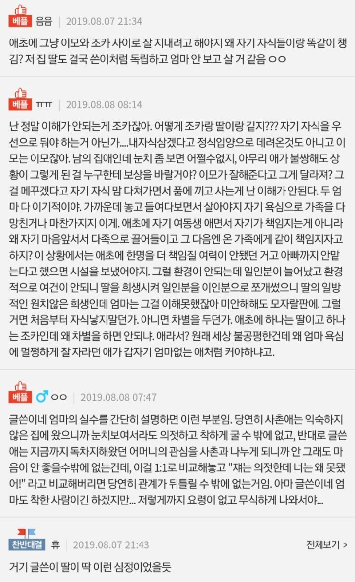 [네이트판] 조카랑 같이 사는 딸은 | 인스티즈