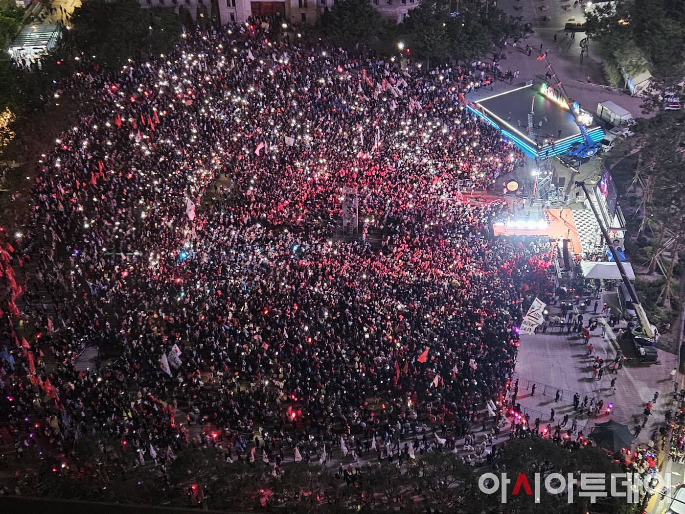 세 후보 파이널 유세 현장 인파 비교 | 인스티즈