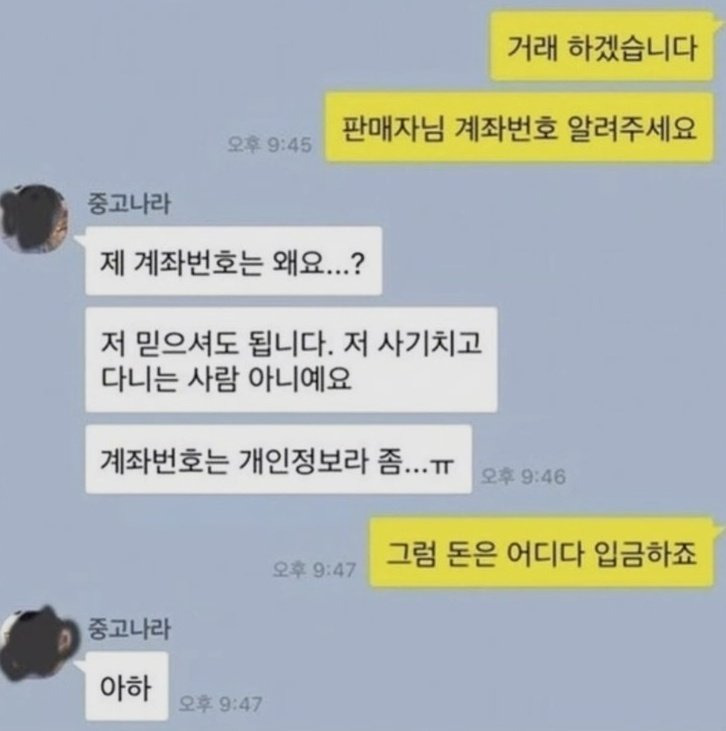 사기 절대 안 칠것같은 중고나라 판매자 | 인스티즈