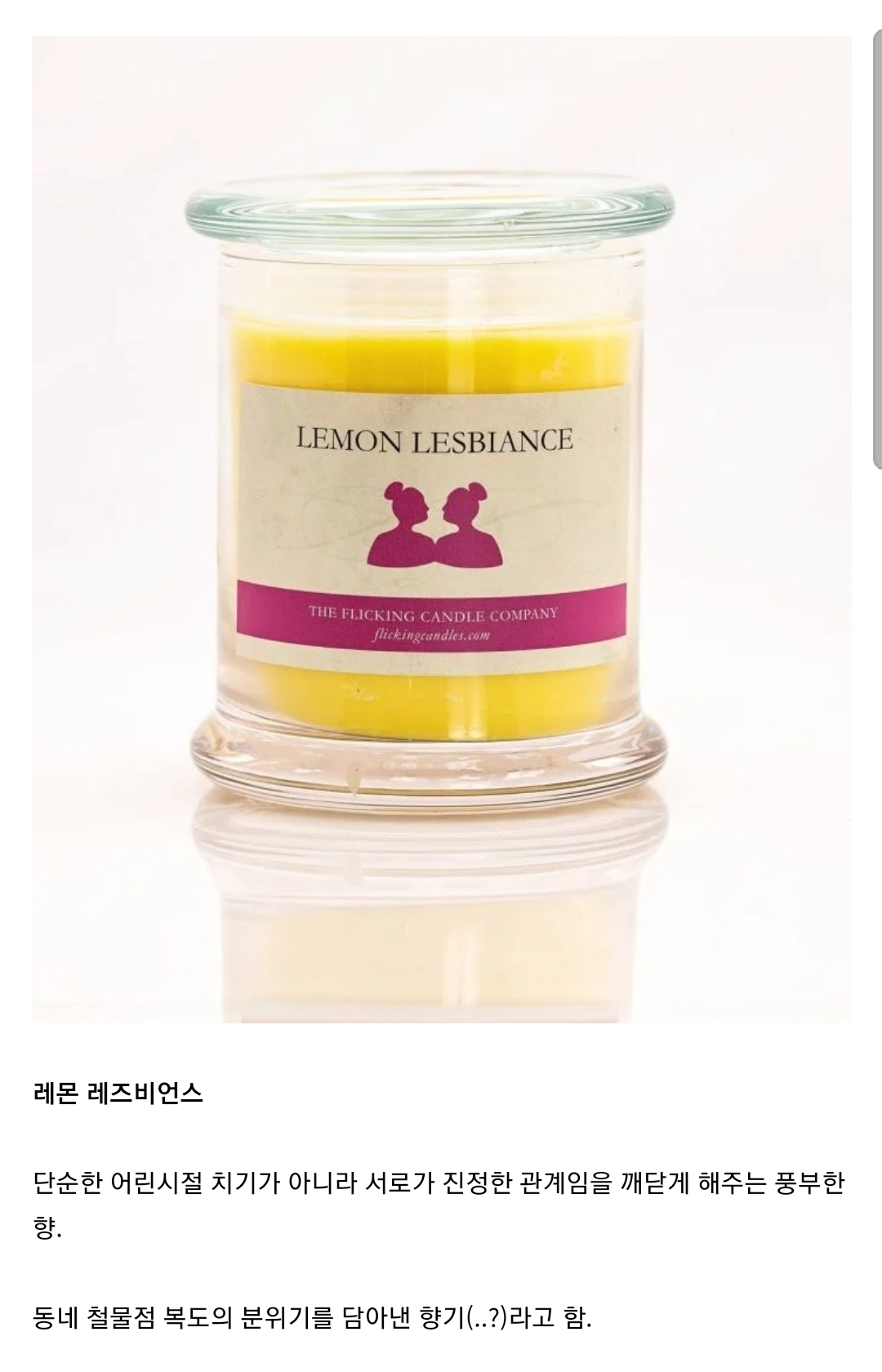 어딘가 이름이 특이한 한 향초회사의 향초들...jpg | 인스티즈
