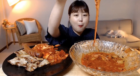 흔한 먹방 유튜버의 댕댕이 jpg | 인스티즈