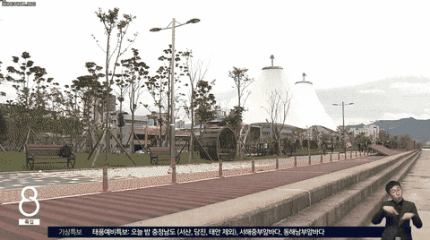 이번 태풍 대비해서 마산에 설치된 차수벽.gif | 인스티즈