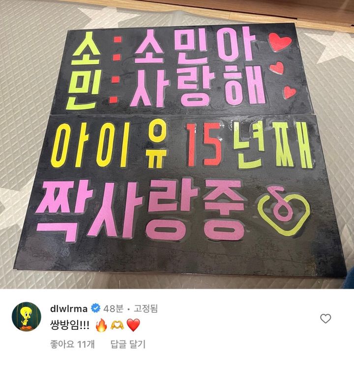 아이유가 인스타에 달고 있는 댓글 | 인스티즈