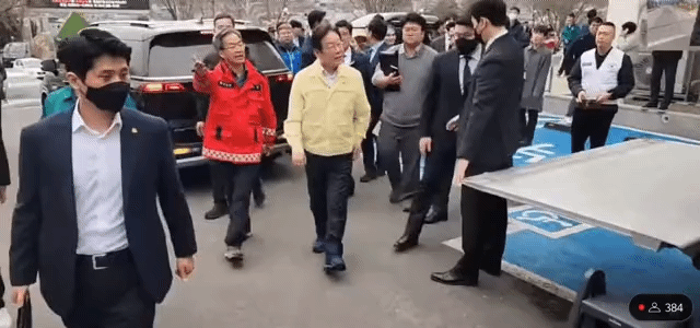 실시간 또 테러당할 뻔 한 이재명 | 인스티즈