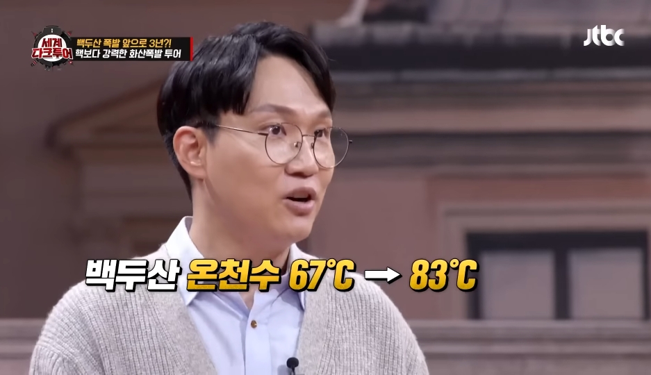 폭발 쿨타임 다 채워가는 백두산 | 인스티즈