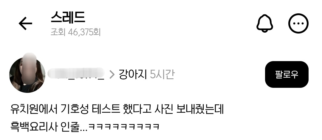 강아지유치원 흑백요리사 | 인스티즈