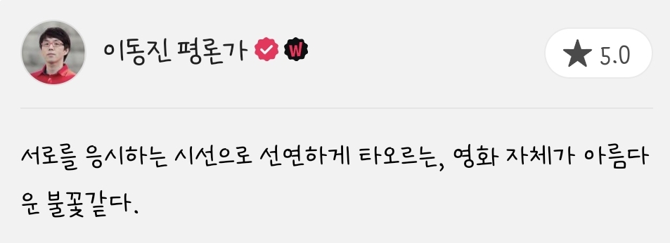 지난 3년 동안 이동진 평론가가 별점 4점 이상 준 여성 서사 영화 몇편 | 인스티즈