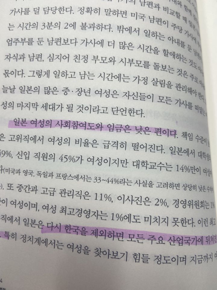 일본보다도 심각한 한국의 성차별 | 인스티즈