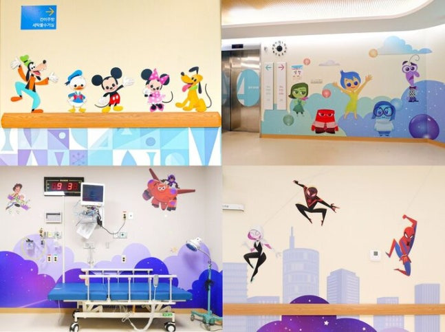 디즈니코리아, 삼성서울병원 소아병동에 환아 친화적 공간 마련 | 인스티즈