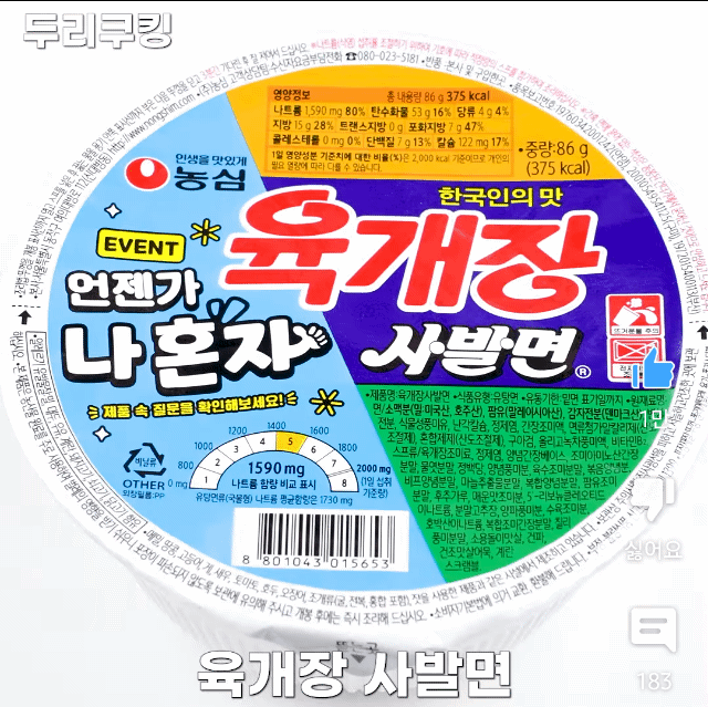 비벼먹는 사발면.gif | 인스티즈