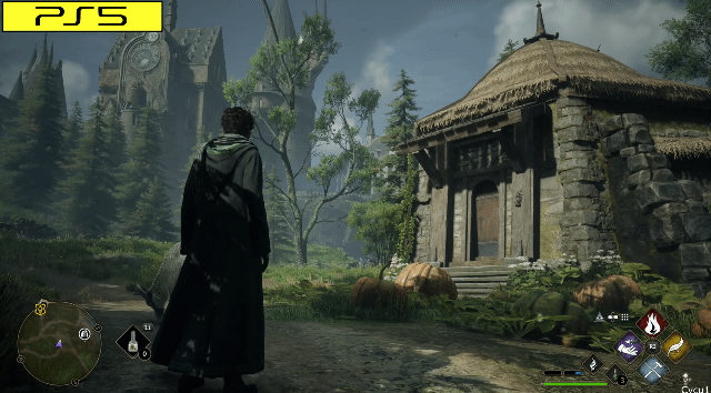 호그와트 레거시 플레이스테이션5, 닌텐도 스위치 플레이 화면 비교.gif | 인스티즈