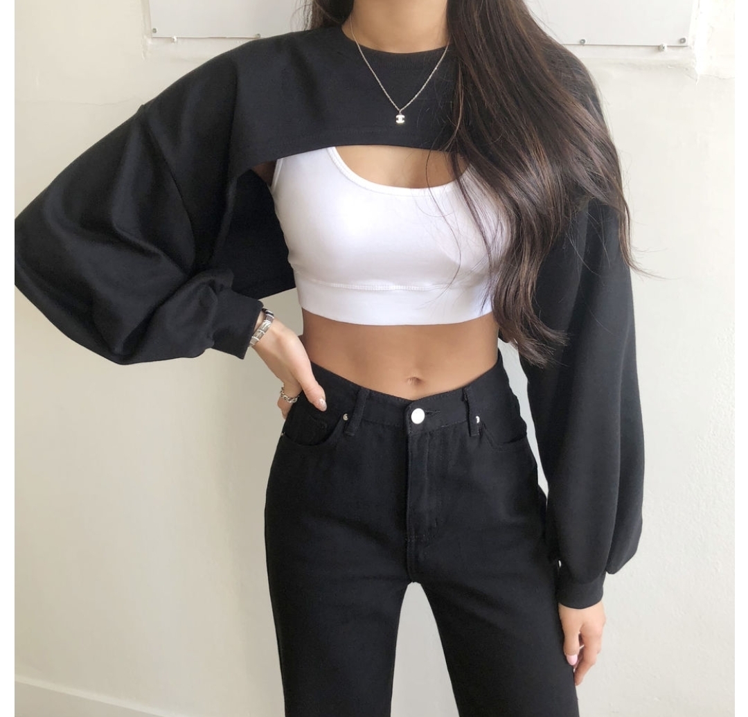 요즘 많이 보이는 인쇼 보세 크롭 상의들.jpg | 인스티즈