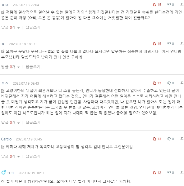 [네이트판] 예비 형부가 거짓말 한걸 알게 됐어요 | 인스티즈