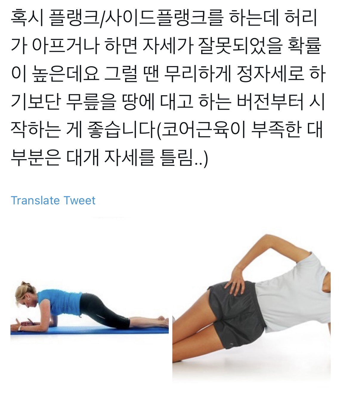 코어의 중요성과 허리가 안좋아도 할 수 있는 6가지 운동법 | 인스티즈