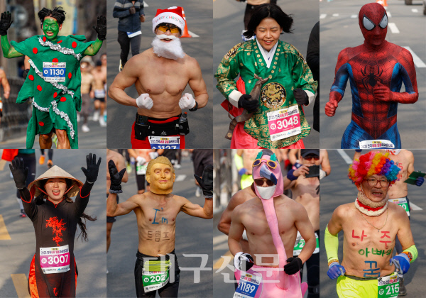 실제로 우리나라에서 매년 열리는 '전국새해알몸마라톤대회' | 인스티즈