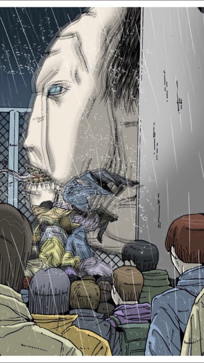 에스파 카리나가 보고 물고기 공포증 생겼다는 웹툰.jpg | 인스티즈