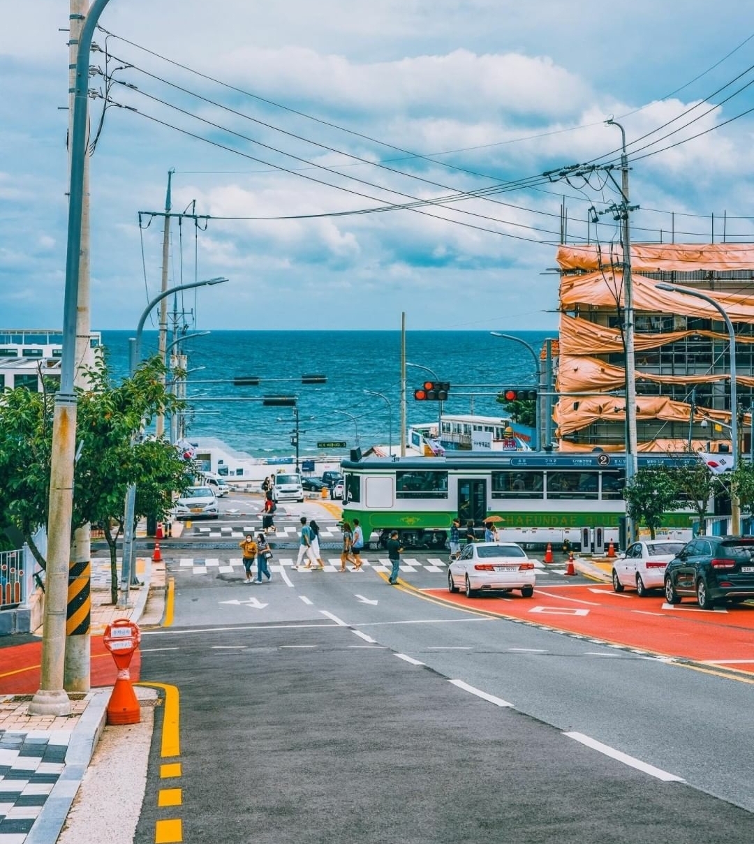 부산 청사포에 있다는 미니미 해상열차.jpg | 인스티즈