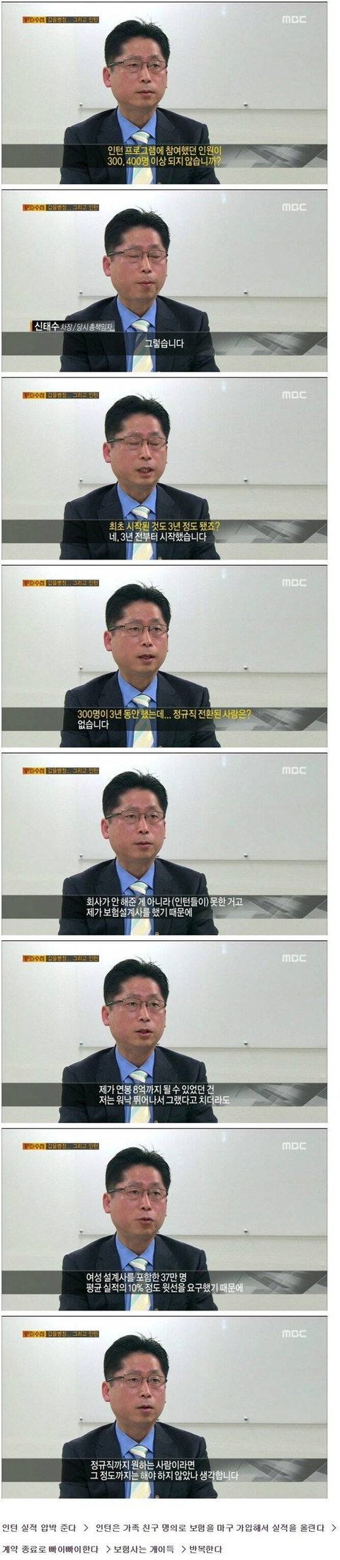 보험사 인턴 300명중 한명도 채용안된 이유 | 인스티즈