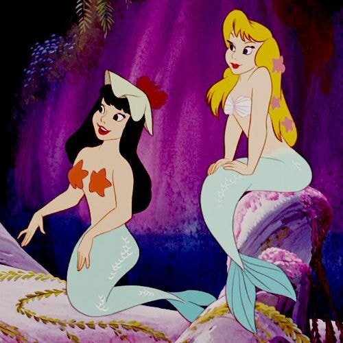 인어공주보다 30년 일찍 디즈니 애니에 나온 인어.gif | 인스티즈