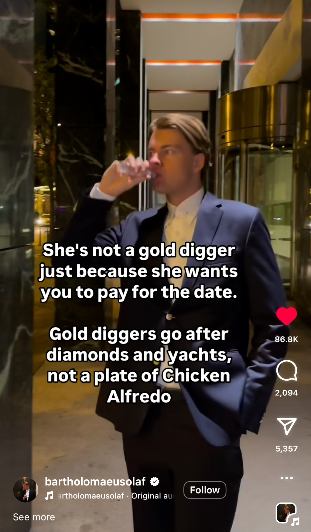 ??: 데이트 비용 안 내려는 여자가 골드디거라고? | 인스티즈