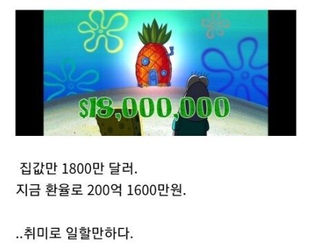 스폰지밥에게 월급 안 줘도 매일 기분 좋게 일할 수 있던 이유 | 인스티즈