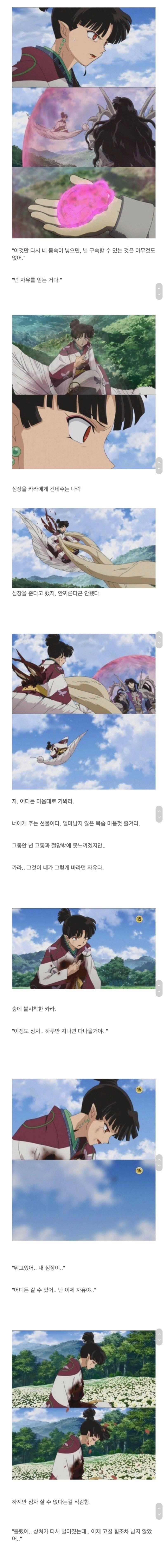 그시절 초딩들에게 망한사랑의 맛을 알게해준 셋쇼마루X카라 | 인스티즈