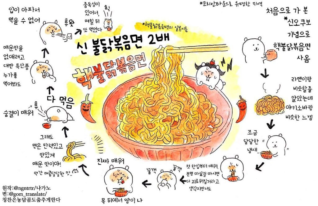 한식을 사랑하는 농담곰 작가(일본인임) | 인스티즈
