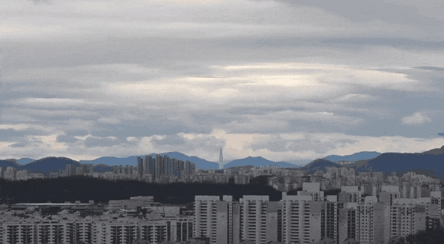 인천에서 보이는 롯데타워 | 인스티즈