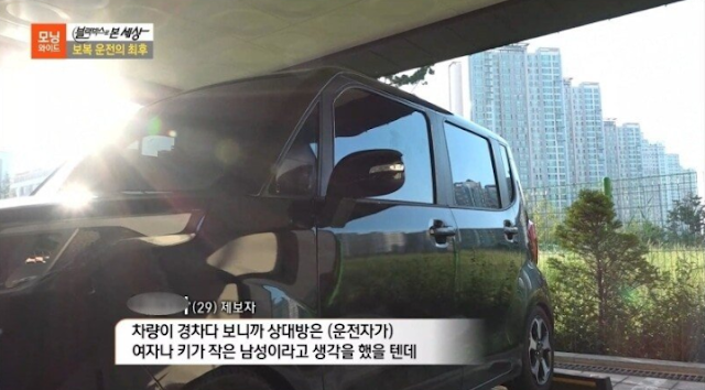 레이 탄 운전자가 키 190cm인거 보고 갑자기 분노조절 잘하는 벤츠 보복운전자 | 인스티즈