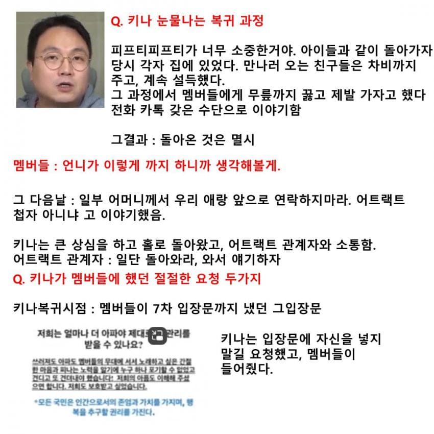 피프티피프티 키나의 눈물나는 탈출 썰,jpg | 인스티즈