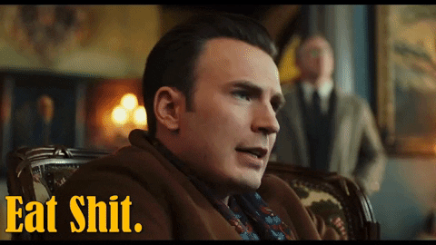 영화 나이브스 아웃에서 크리스 에반스가 바꾼 대사.gif | 인스티즈