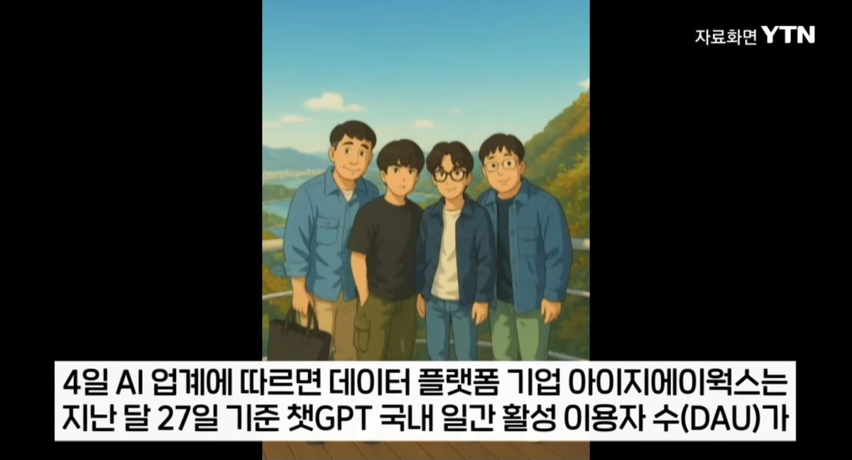 지브리 프사 유행으로 챗지피티가 수집한 데이터 | 인스티즈