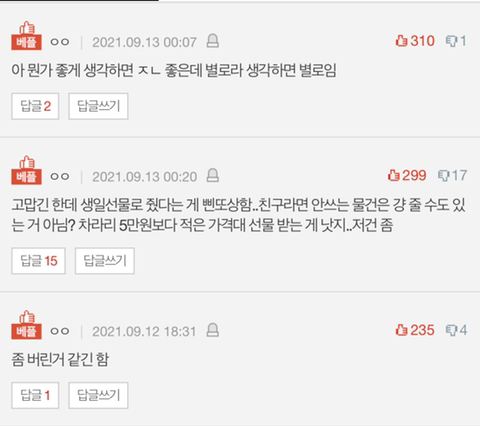 친구가 샤넬향수 줬는데 기분나빠해야해??.pann | 인스티즈