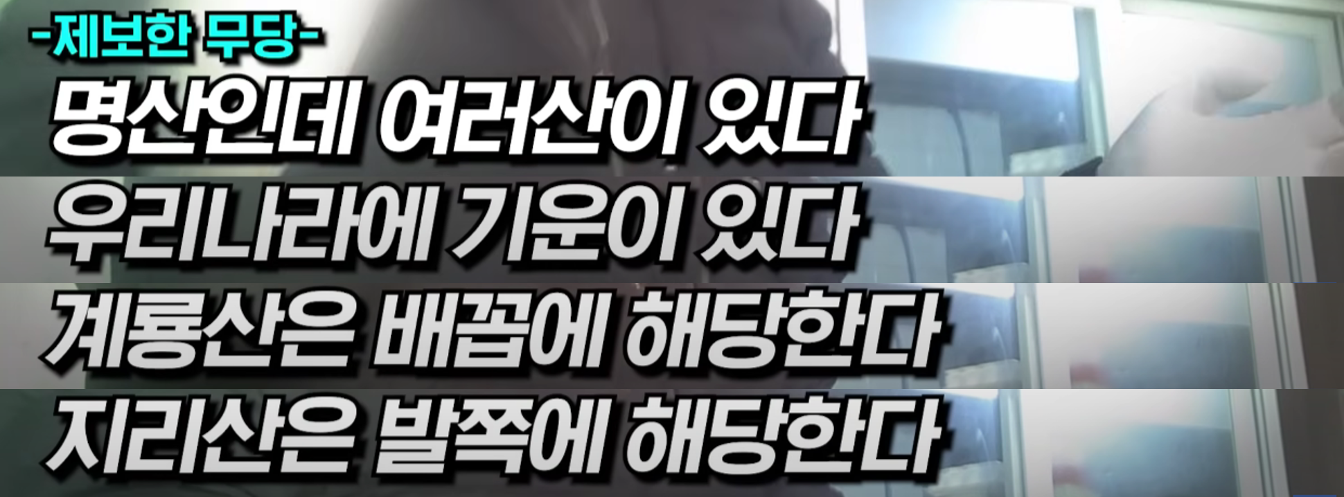 명신이가 (세금)4천만원으로 트럭2대 분량 제수용품, 19명의 무당이 벌인 굿판 | 인스티즈
