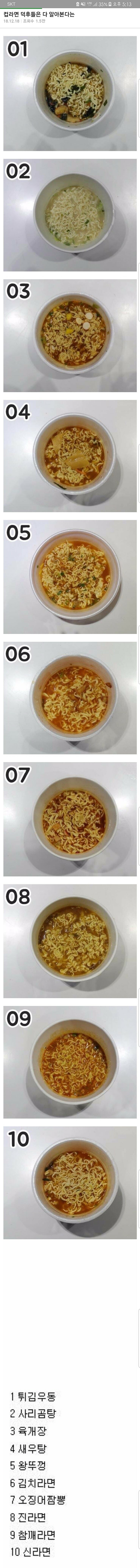 컵라면 이름 몇 깨까지 맞출 수 있음?.jpg | 인스티즈