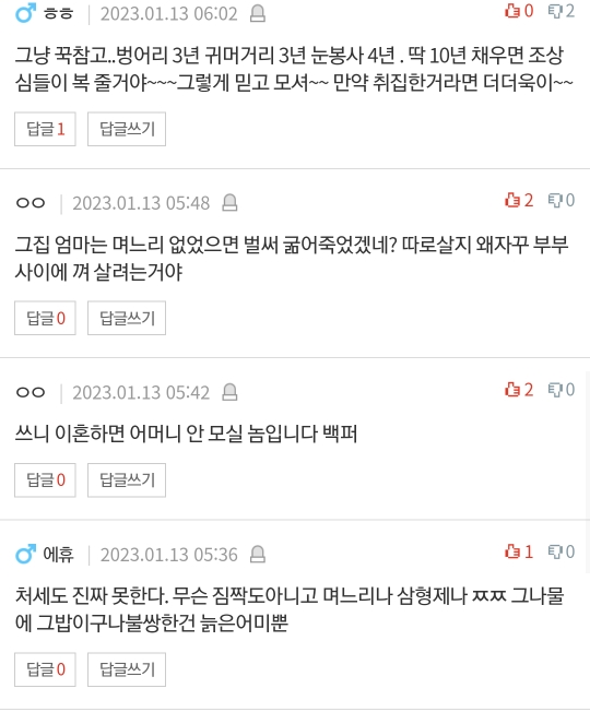 [네이트판] 아픈 시어머니와 아주버님 같이 모시고 살자는 남편 | 인스티즈