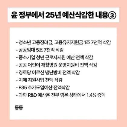 윤석열 정부가 깎은 예산 vs 민주당이 깎은 예산 | 인스티즈