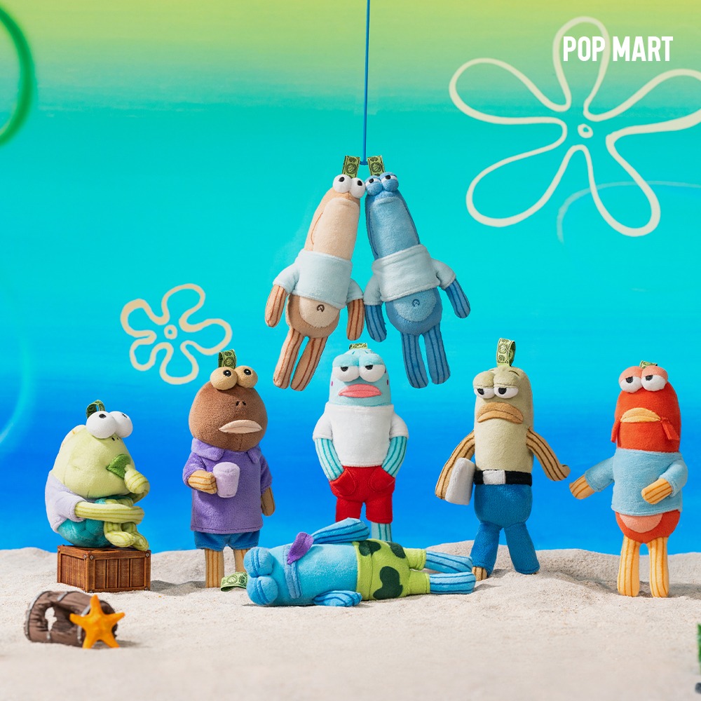 팝마트에서 출시된 스폰지밥 비키니시티 주민 키링.jpg | 인스티즈